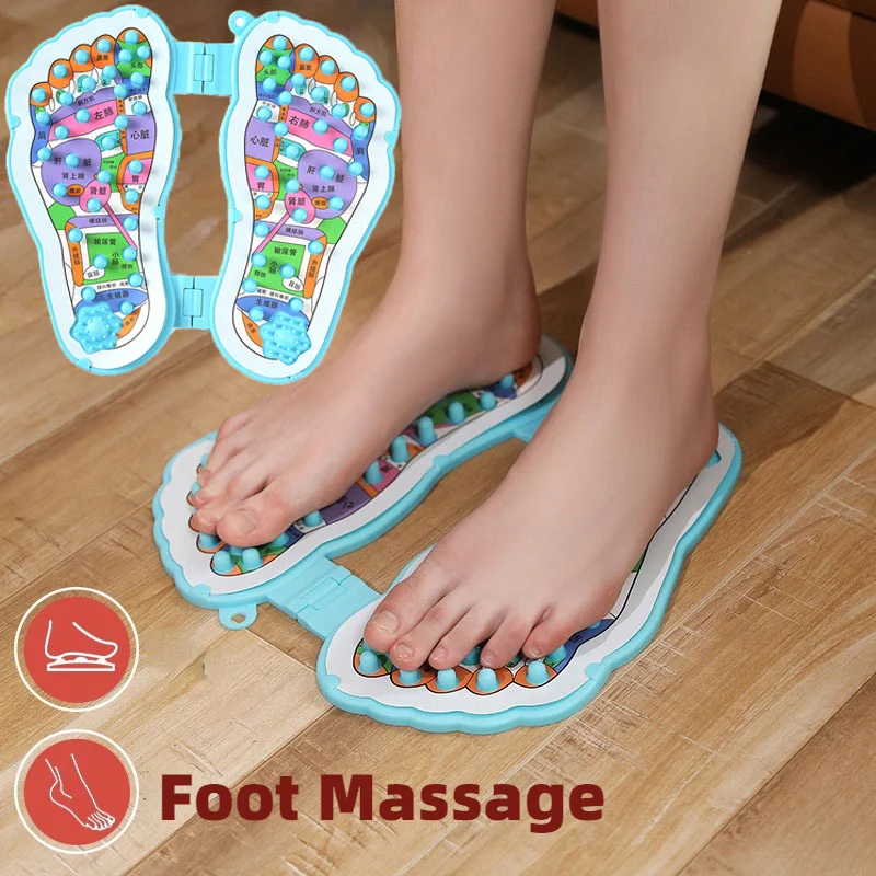 

Acupuncture Point Foot Massage Pad Portable MassagerAcupressure Relieving Fatigue Pain Physiotherapy Cushion Feet Message Tool