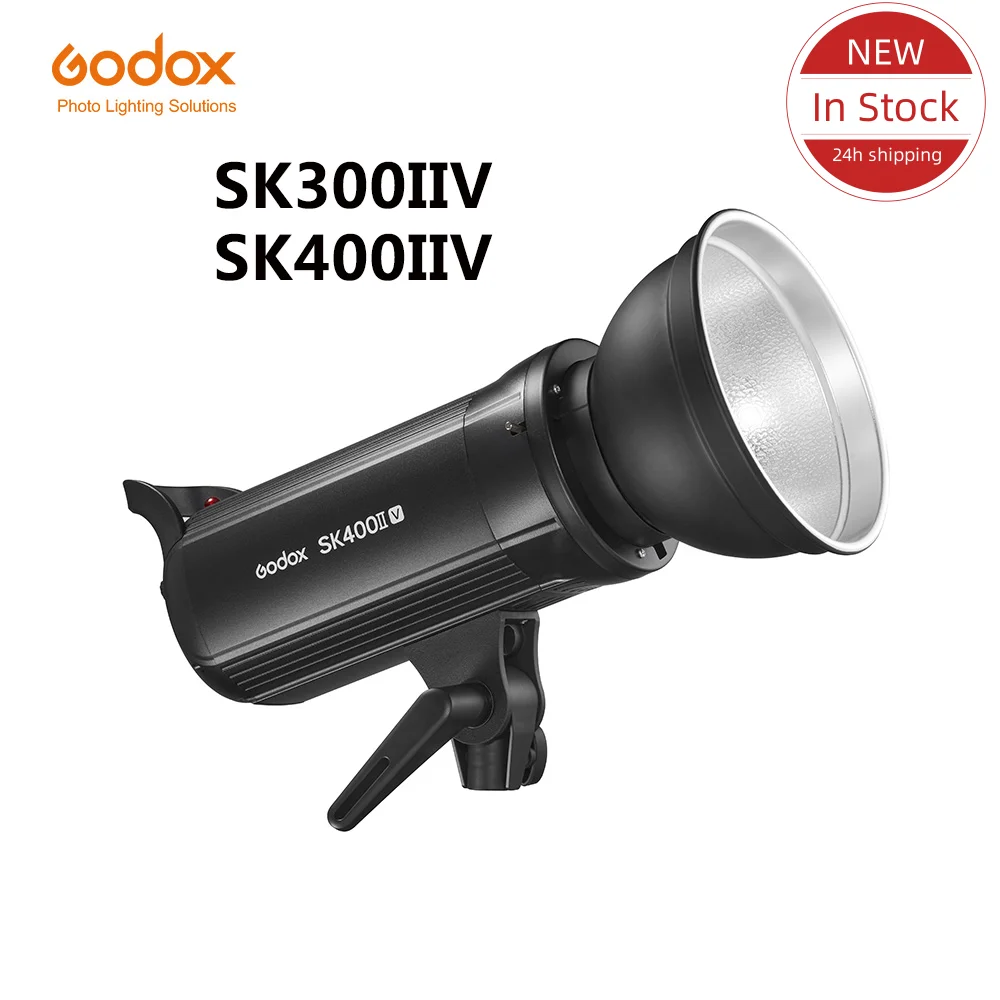 Godox 300W SK300IIV SK400IIV SK300II-V SK400II-V 2.4G X System Professional Compact Studio Flash for Photography Studio Stream