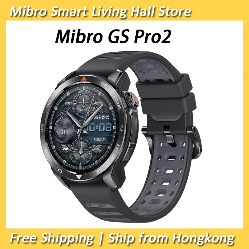 

Mibro GS Pro2 Smartwatch 1.43'' AMOLED Screen 5ATM Waterproof Bluetooth Calling GPS 150 Sports Modes Smart Watch for Men Women