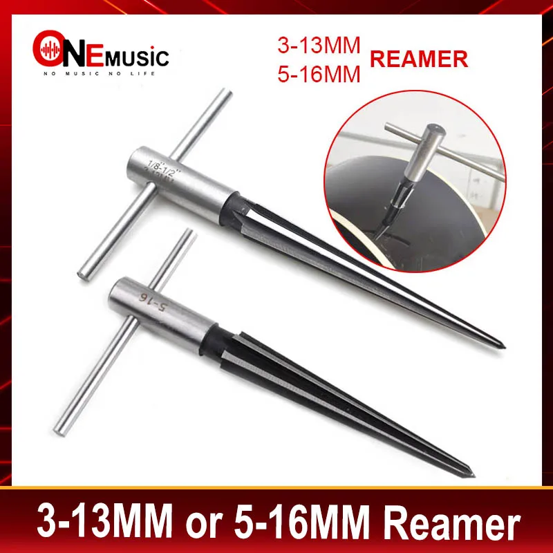 1 PC 3-13MM or 5-16MM Reamer for Guitar Pickup Equalizer or Guitar Peg Machine Head Installing Luthier Tool Parts