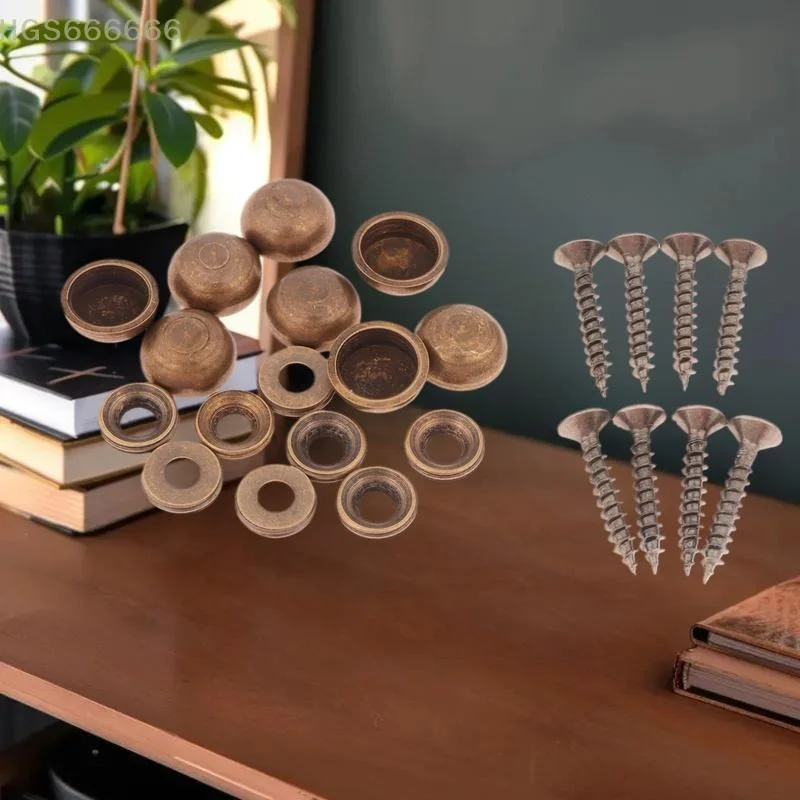 

Brass Ad Board Cap Cover Decorative Nails & Self-Tapping Screws 8-Pack 9/12/13/15MM