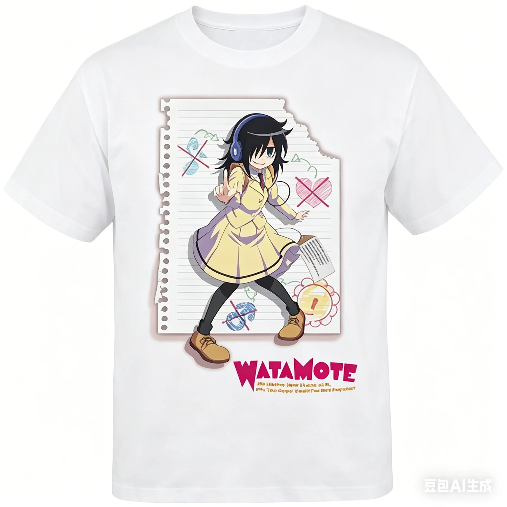 no matter how i look at it it's your guys fault i'm not popular Cotton T-shirt personality Clothes New Model Anime T shirt soft