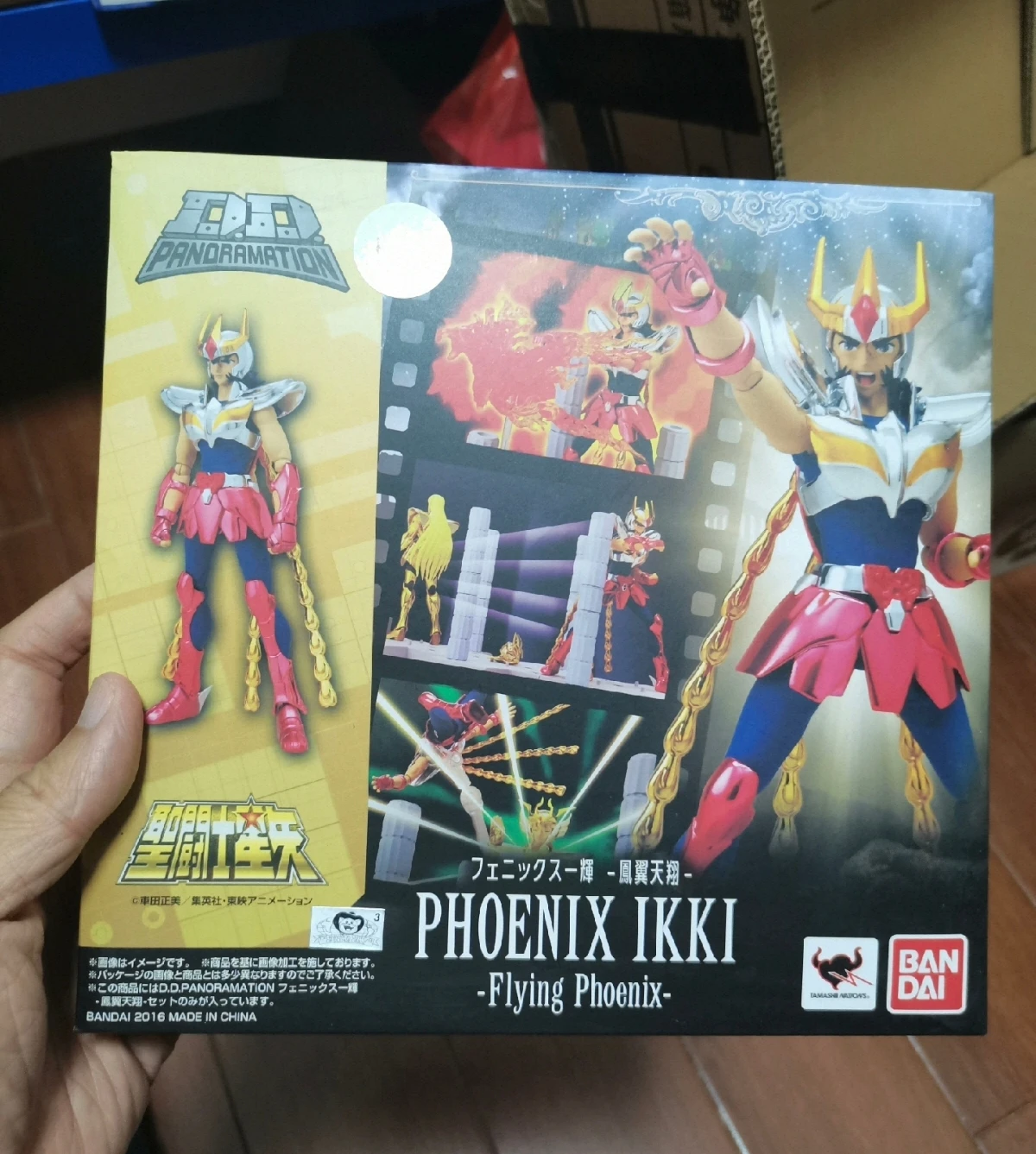 

Original 100% Saint Seiya Bronze Saint Phoenix One Wood Model Toy Collection Holiday Gift Ornament Studio Action Doll