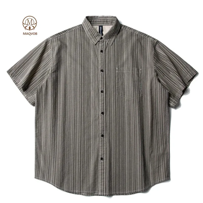 

HELLOMARCEL Cityboy Top Quality Luxury Street Casual Wear EU US Size Cotton Stripe Men Casual Shirt