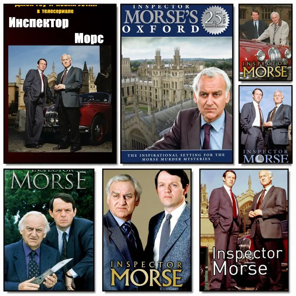 tv series I-Inspector Morse-E Painting Calligraphy Artwork for Home Bedroom Office Wall Decoration Gift