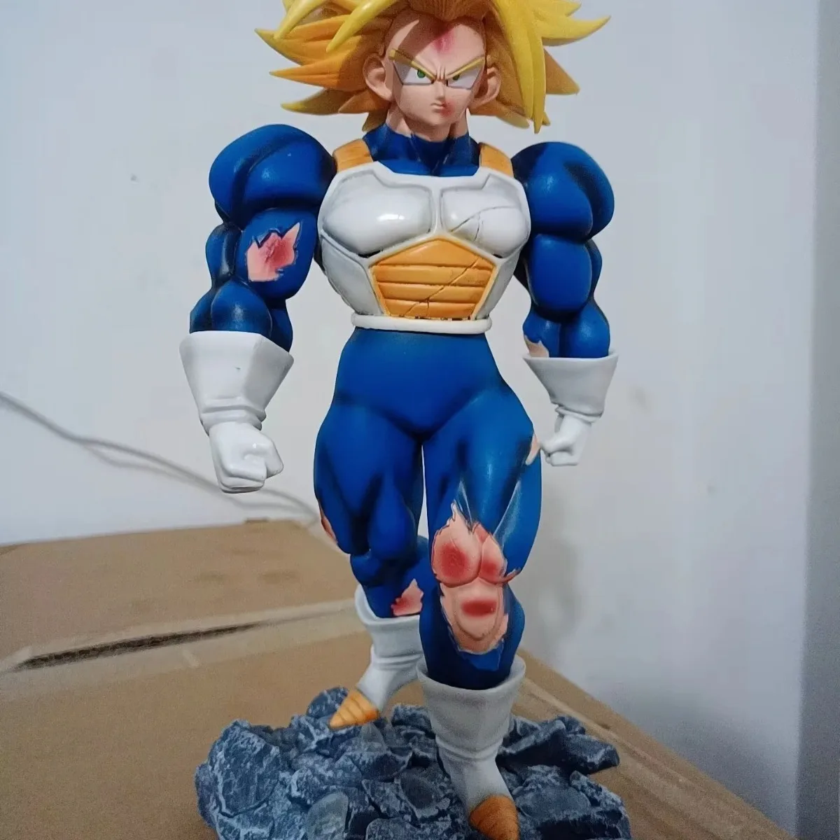 33.5 centimetri Dragon Ball Torankusu Grande Muscolo Super Saiyan Anime Figura Modello Statua Collezione Decorazione Del Desktop Ornamento Giocattoli Regali