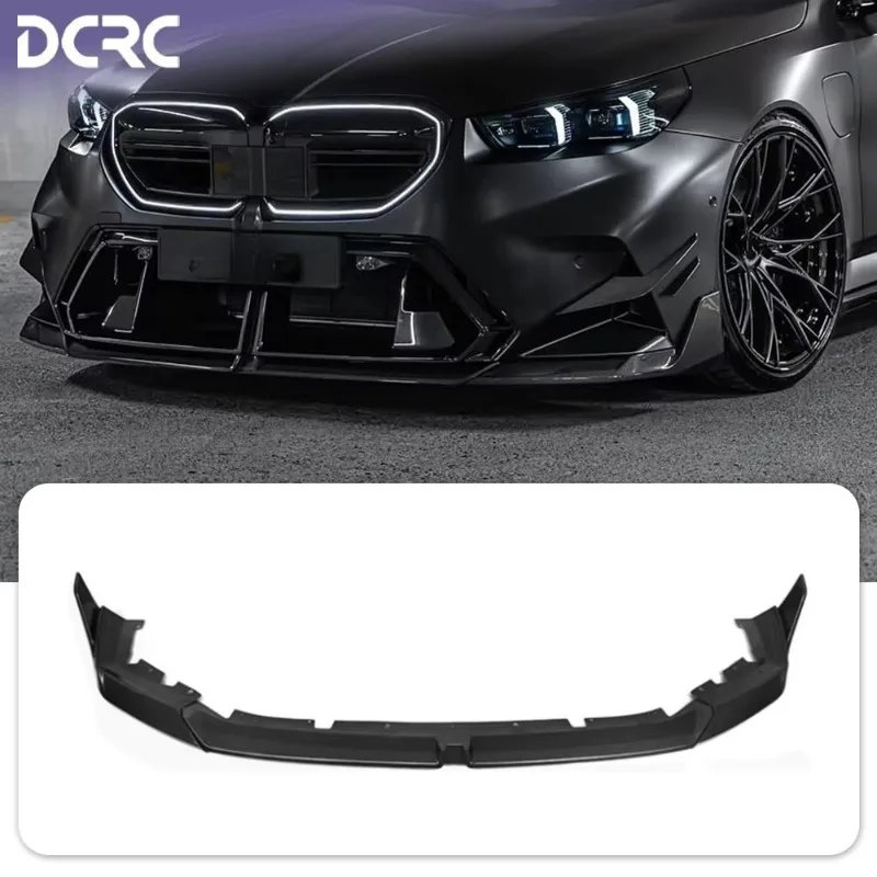 For BMW 5 Series G90 M5 Real Carbon Fiber Front Lip Front Bumper Front Shovel Accessory Kit