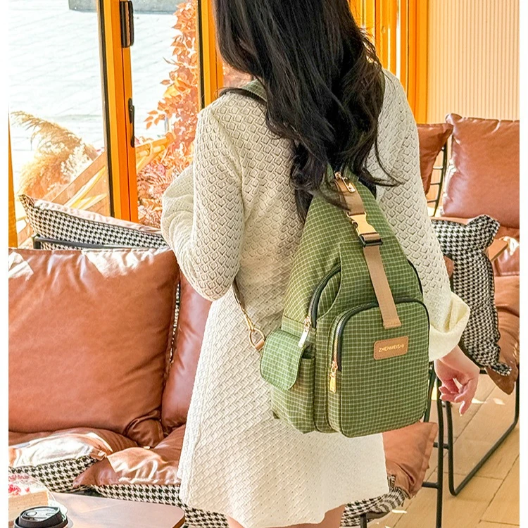 

Нейлоновая износостойкая, легкая нагрудная сумка, вместительная женская сумка на одно плечо, водонепроницаемый рюкзак для поездок на работу.