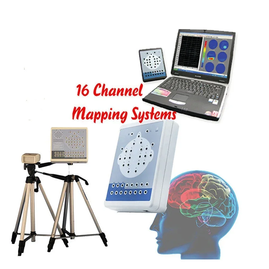 16 24 32 Kanäle Digitaler Elektroenzephalograph Ambulatory Equipment EEG Machine Electric Brain Electroencephalogram Mapping