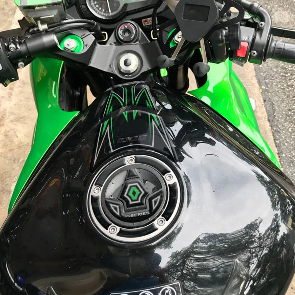 For Z1000SX Z 1000SX 2011 2012 2013 2014 2015 2016 Motorcycle 3D Fuel Tank Pad Sticker Set Gas Oil Protection Decals Waterproof