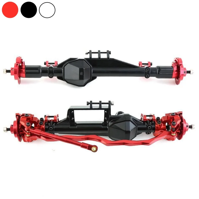 Metal Complete Front and Rear Axle for Axial RBX10 Ryft 1/10 RC Crawler Car Upgrade Parts Accessories