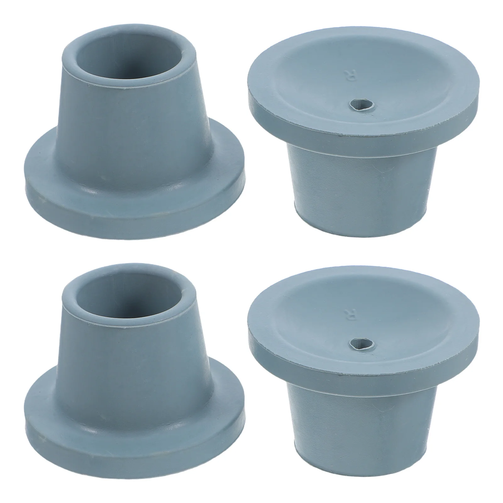 

Replacement Rubber Feet Caps for Shower Chair Bathtub Stool Leg Protectors Non Marking Stable Grip