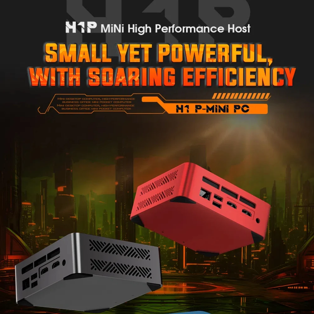 كمبيوتر TISHRIC I5 Mini Windows 11 Intel 12th Gen Core I5-1240P DDR4 16G RAM 512GB/1TB PCIE4.0 SSD M.2 كمبيوتر تصميم ألعاب سطح المكتب