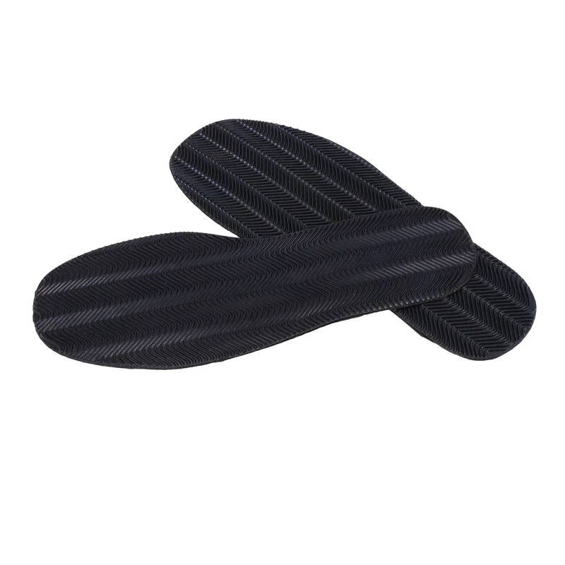 10 Pair DIY Stick On Full Soles Heel Palm Shoe Repair Anti-Slip Grip-Rubber Pads - 29X11.5X0.2Cm