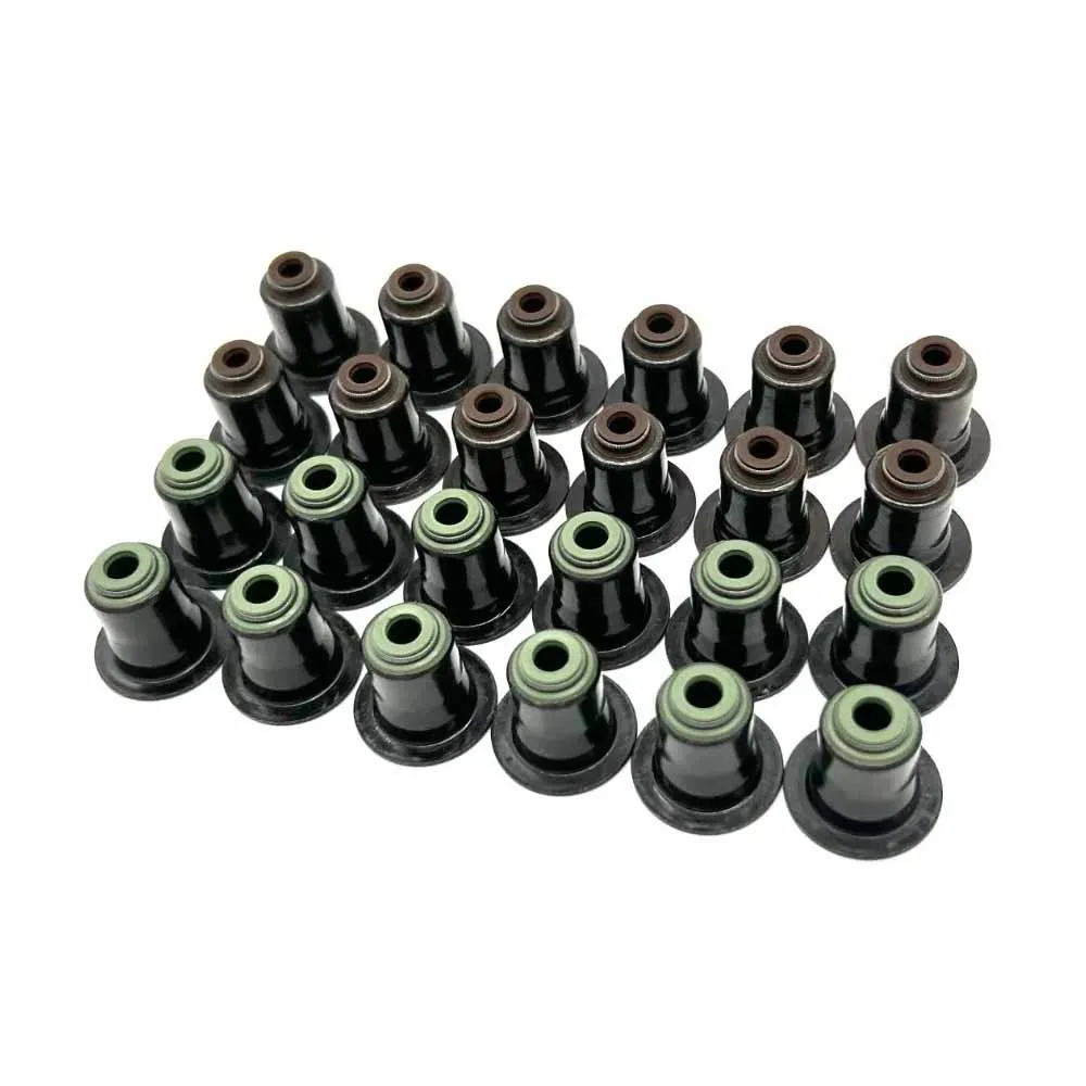 Engine Parts Valve Stem Oil Seals Fit 3.0 L N51 N52 N54 N55 For BMW 530i 525i 435i 335i E60 E61 E85 E86 E89 L6 Gas 04-16 3.0L
