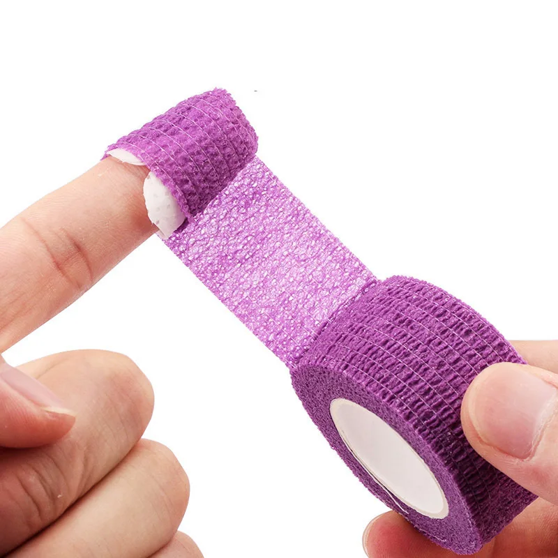 Bandage pour les doigts pour Nail Art, 5 pièces, bande de Compression auto-adhésive hautement extensible pour manucure, soins de la peau, offre spéciale