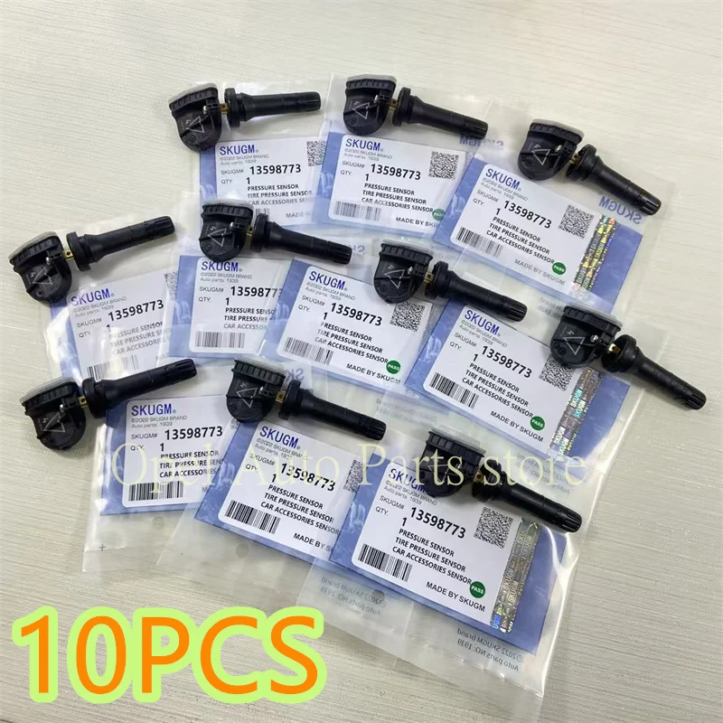10PCS 13598773 TPMS 433MHZ Tire Pressure Sensor for Cadillac XT4/3/5 Opel Antaral Mokka Astra Vauxhall Antara Chevrolet Traverse