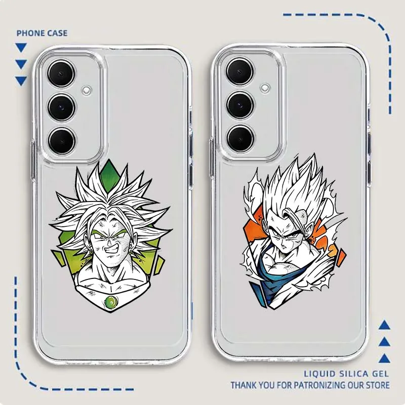 

D-Dragon B-Ball Cool For Samsung Galaxy Note 20 10 F12 M23 F23 M14 F15 M54 M55 Ultra Plus 5G Transparent Phone Case