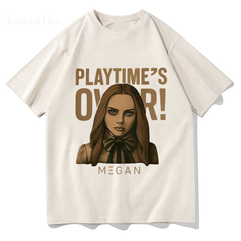 M3GAN 2.0 البوب الفن تي شيرت 2025 فيلم الخيال العلمي الرعب الجرافيك بلايز قصيرة الأكمام القطن الإناث تي شيرت موضة فيلم الطباعة تيز #5