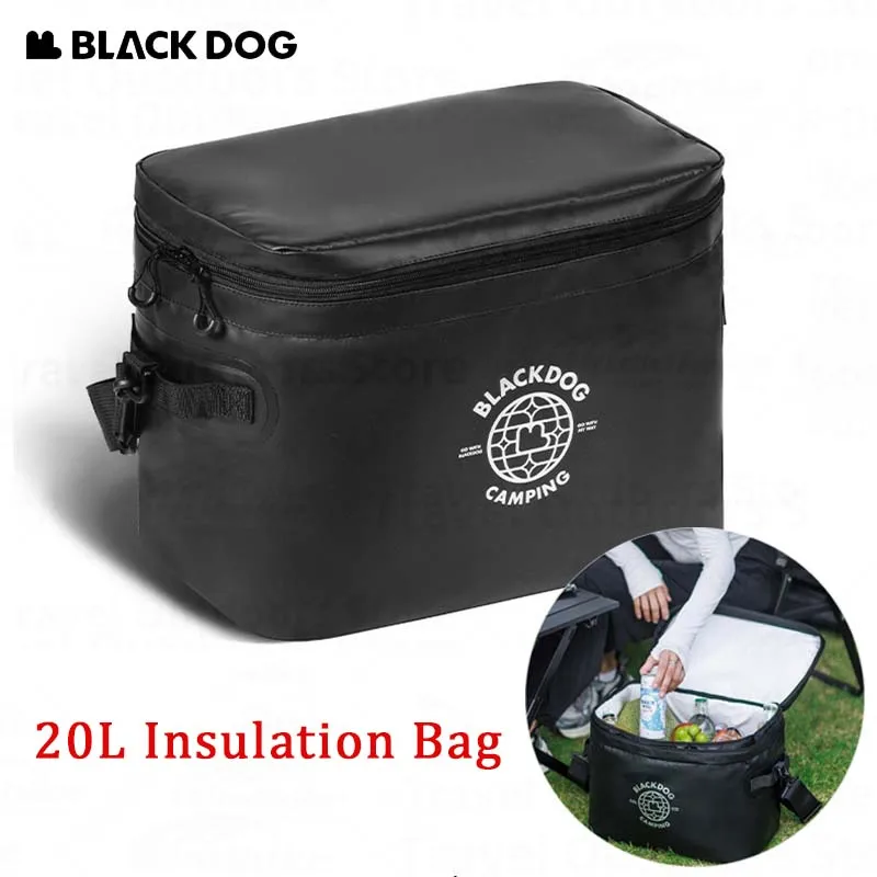 

Naturehike Blackdog Camping Insulation Bag Keeps Cold 8-12h Food Grade Material 20L Cold Water Tank Outdoor Portable Storage Bag