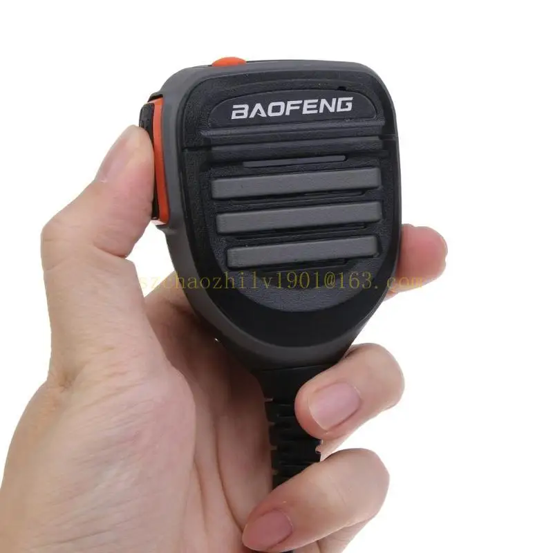 

62KA Водонепроницаемый микрофон Walkie-Talkie 2-контактный плечевой динамик для TYT TH-UV8000D MD-380 UV-5R UV-S9 UV-13