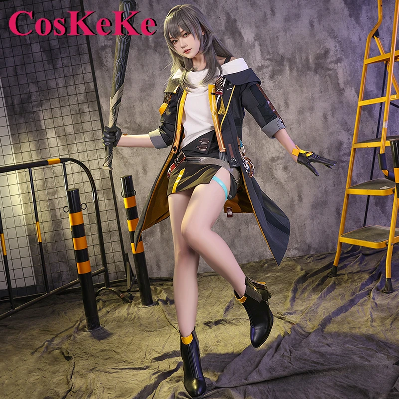 

CosKeKe Trailblazer Stelle Cosplay Game Honkai: Star Rail Costume Elegant Gorgeous Battle Uniform Halloween Role Play Clothing