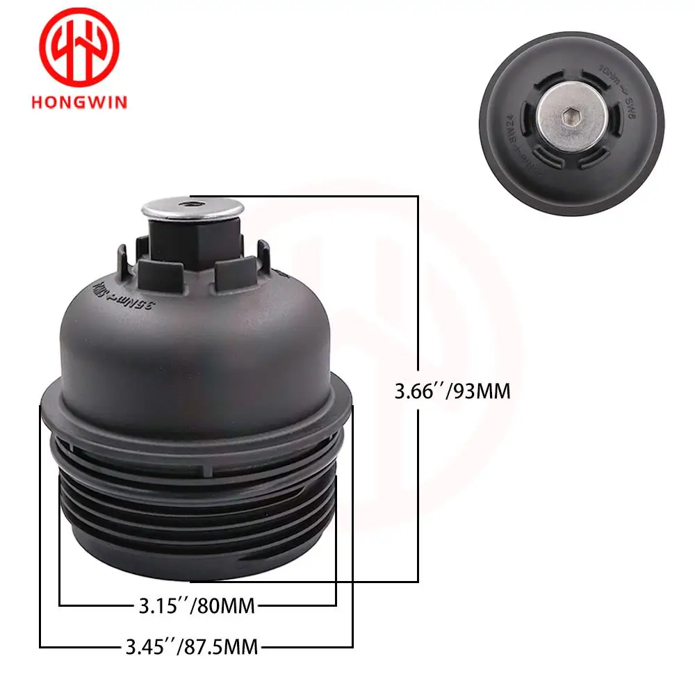 Oil Filter Cap Complete For Hyundai Santa FE DM Tucson ix35 Maxcruze Kia Sportage Sorento 263152F001,26315-2F001 2.0 2.2 Diesel
