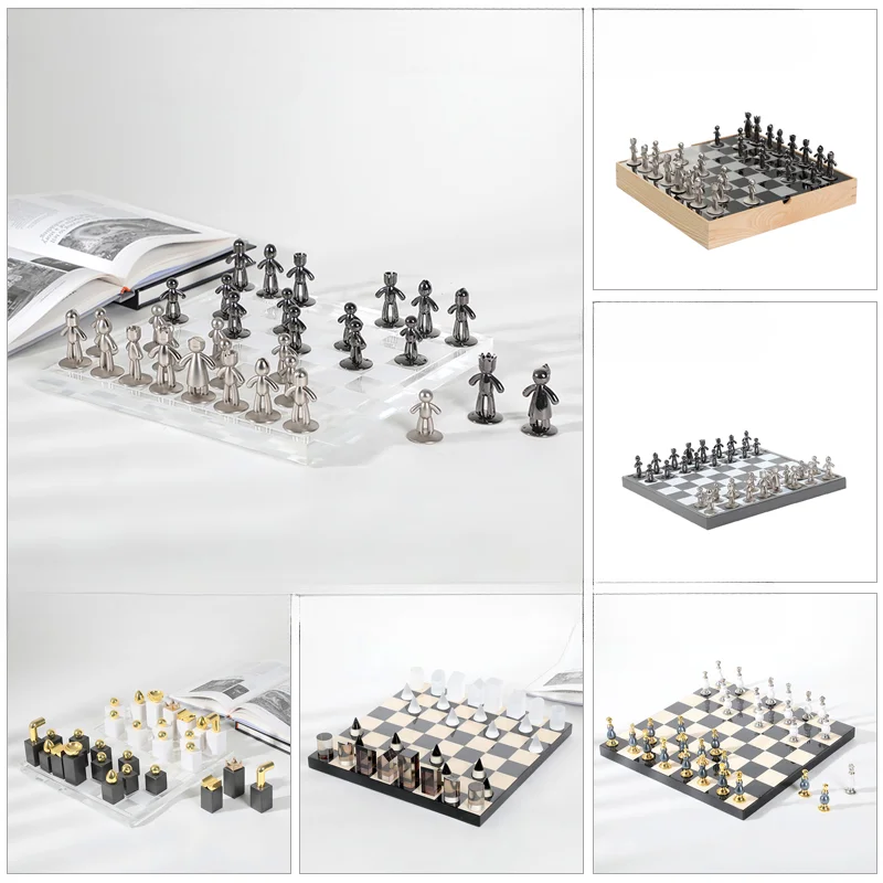 Modern Creative Chess Board Decoration Living Room Home Decoration Desktop Room Model Room