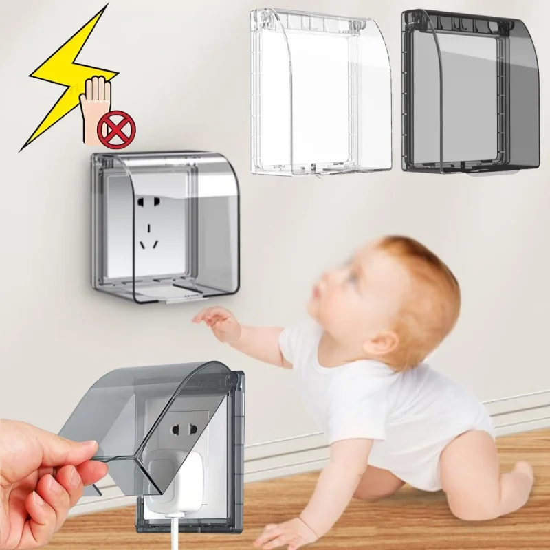 

Самоклеящаяся настенная розетка типа 86, водонепроницаемая коробка, клейкая паста без гвоздей, крышка панели дверного звонка, крышка кнопки переключателя