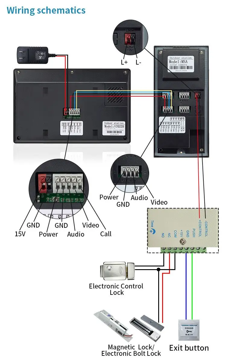 Imagem -06 - Interruptor do Sistema de Controle de Acesso à Porta dc 12v 3a ac 100240v Fechadura Elétrica Rfid Impressão Digital Tuya Wifi Campainha de Vídeo