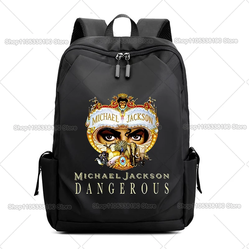 Michael Jackson Business Backpacks Anime Men Shoulders Bag Multi
