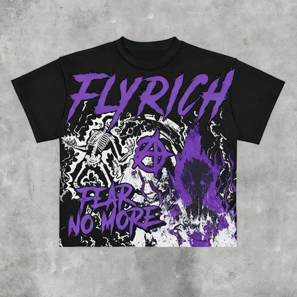 Crânio gráfico harajuku camiseta casual verão manga curta das mulheres dos homens y2k hip hop tshirt de algodão de grandes dimensões camisetas streetwear