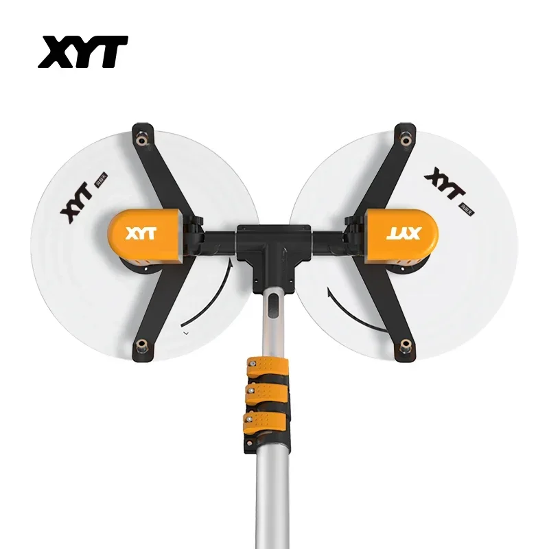 Sikat Putar Pembersih Panel Surya X4, Peralatan Robot Pembersih Panel Surya Kepala Ganda