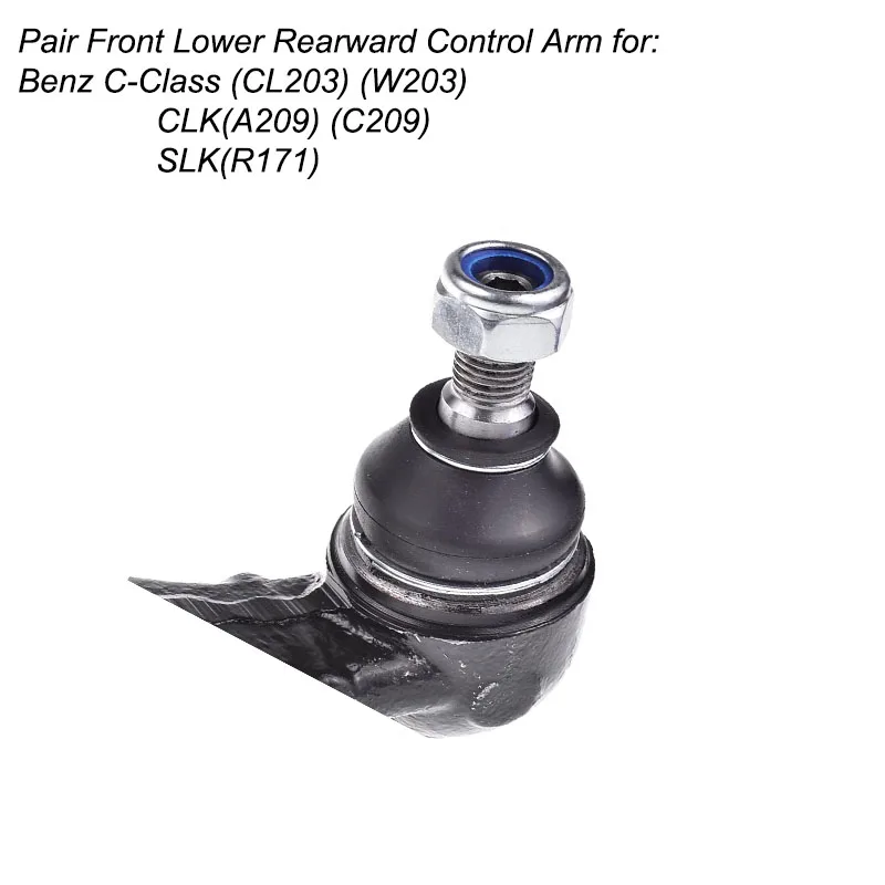 زوج ذراع التحكم الأمامي المستقيم لسيارة Mercedes Benz C-Class W203 CL203 CLK C209 A209 SLK R171 OE: A2043301911 A2043302011