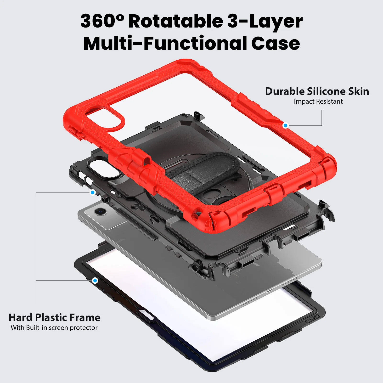 Case Universal For Lenovo Idea Tab K11 Gen2 Xiaoxin Pad 11 2025 2024 M11 TB336FU 335FC 330FU 331FC Cover With Screen Protector