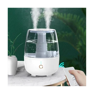 6.8L Double Spray -Capacity Humidifier 280ML Home Mini Desktop Air Humidifier for Bedroom Home Office EU Plug