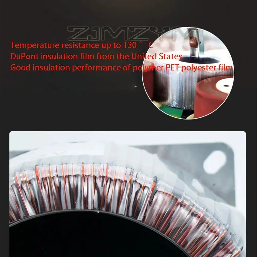 150 واط حلقة محول الصوت النحاس النقي حلقة الثور مكبر للصوت ملف الطاقة محول اوديوفيلي عزل الثور