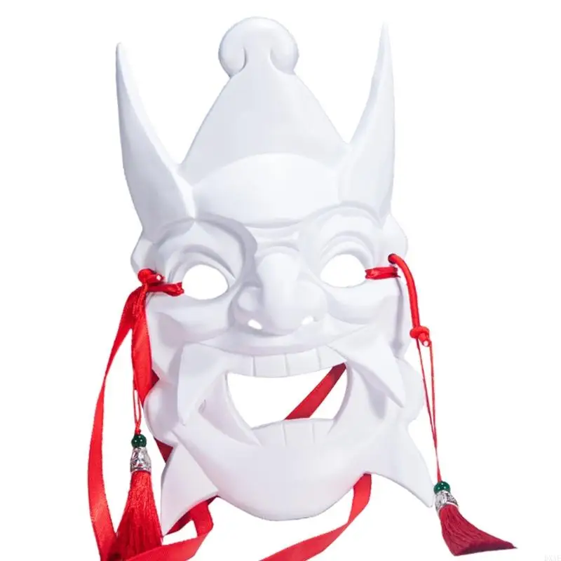 Dxae handbemalte Maske Halloween Cosplay Mask Kostüm Accessoire für Männer Frauen