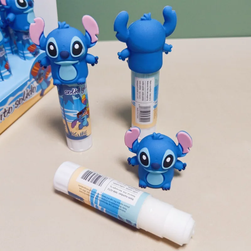 

Disney Stitch Solid Glue Cute Cartoon DIY Handmade Rotating Lilo & Stitch Solid Glue Student Stationery School Supplies