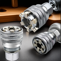 Magic Socket Adjustable Hexagon Socket Wrench Set with Ratchet Handle Multi-Functional for Electric Drill Screwdriver Tools