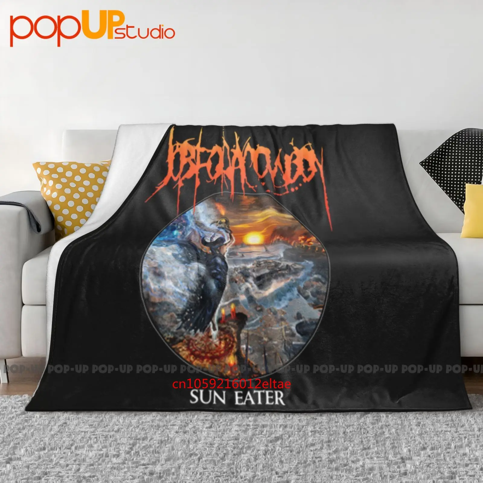 Job For A Cowboy 'Sun Eater' Ultra-Soft Blanket Quilt Winter Sofa Cover Bed Covers