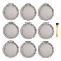 For Xiaomi Mijia Roborock H6 SCWXCQ01RR Handheld Vacuum Cleaner Accessories Washable Replacement HEPA Filter, 9PCS