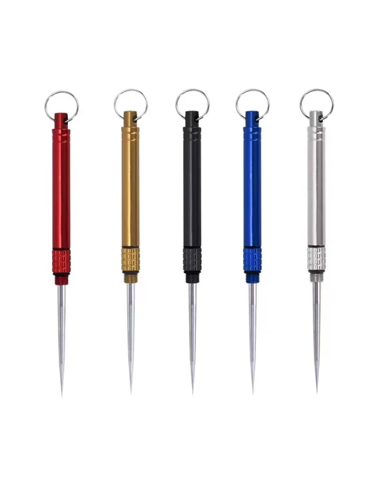 Portable Titanium Alloy Toothpick Brass Creative Combination Stainless Steel Portable Toothpick Fruit Toothpick Outdoor Tool