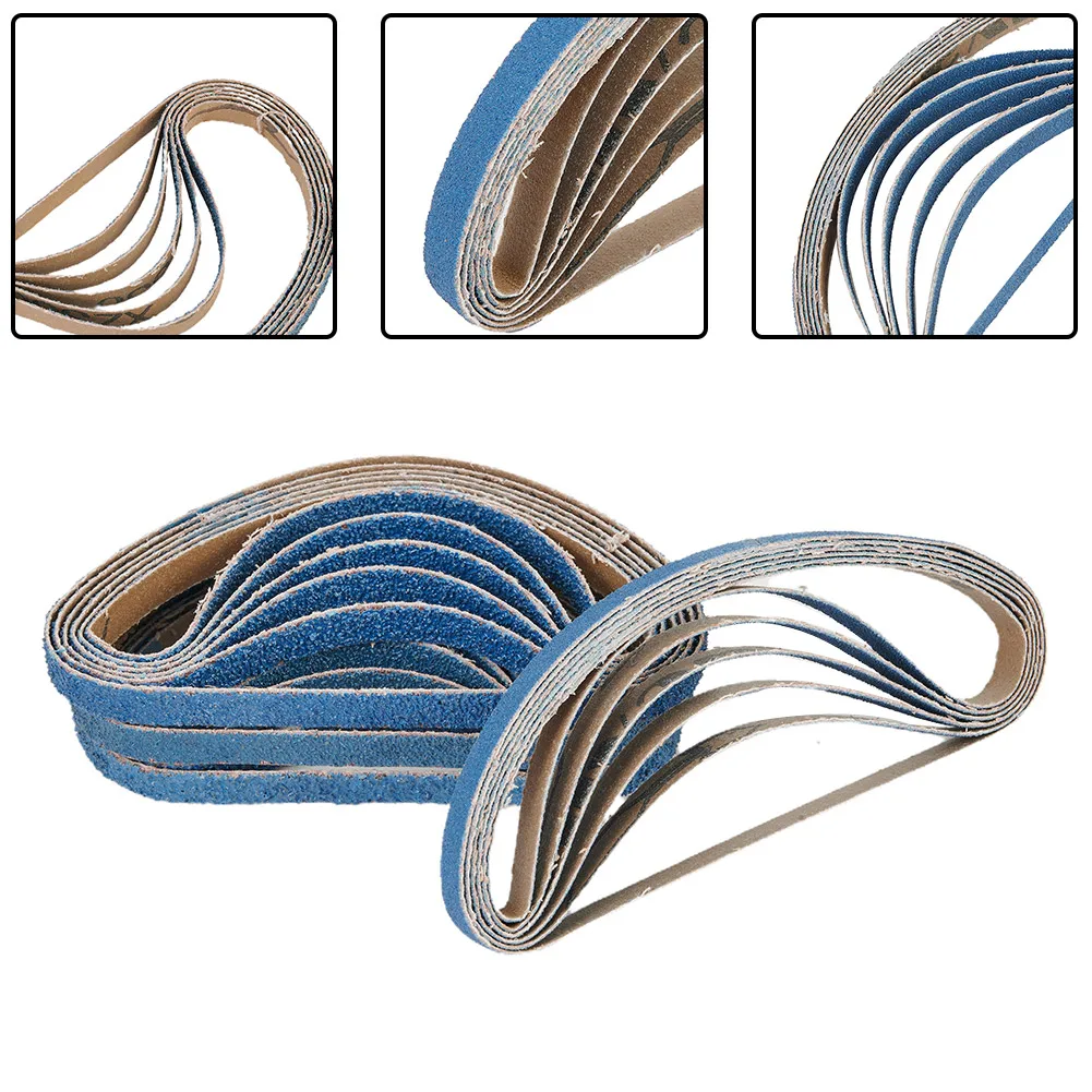 Sander Sanding Belts 10mm 25pcs 330*10mm Air Belts Finger Sanding Zirconium Practical Protable Reliable Useful