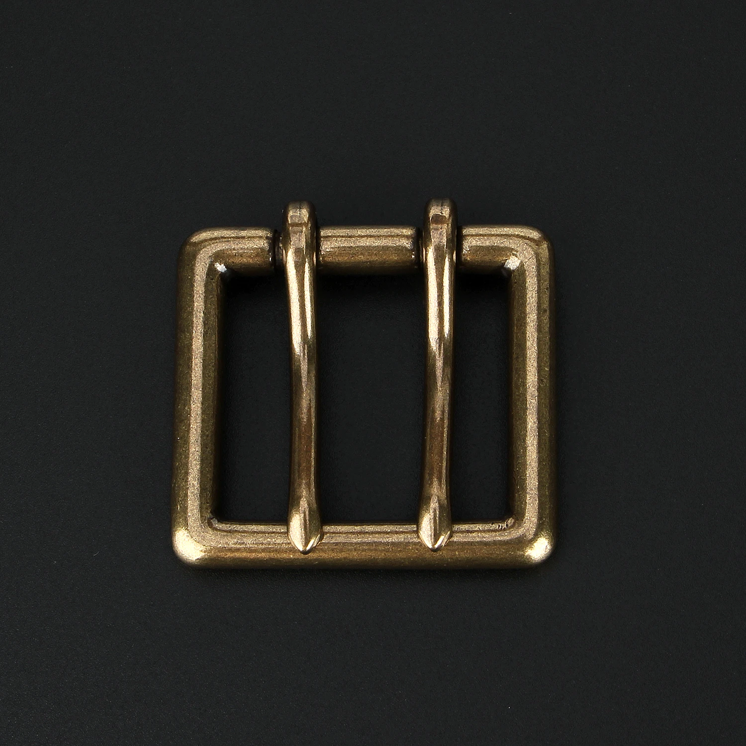 1 قطعة 40 مللي متر دبوس مزدوج الصلبة النحاس العتيقة برونزية حزام مشبك كاوبوي الغربية حزام مشبك للرجال حزام جلد الحرفية أجزاء الرجال