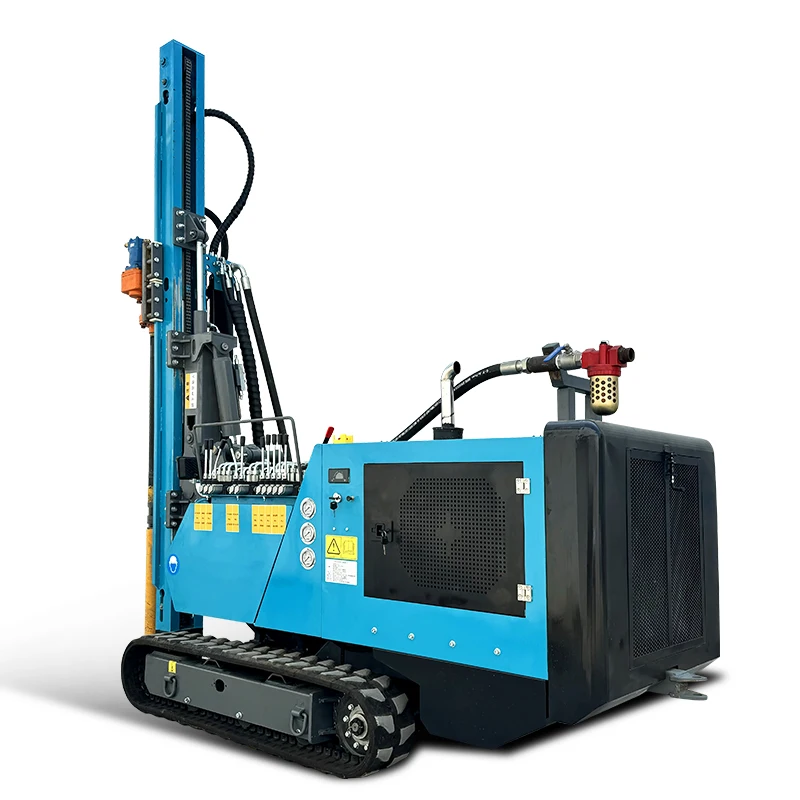 Plataforma de perforación de minas de obstrucción RLD220A personalizada, máquina perforadora de roca dth, plataforma de perforación montada en orugas