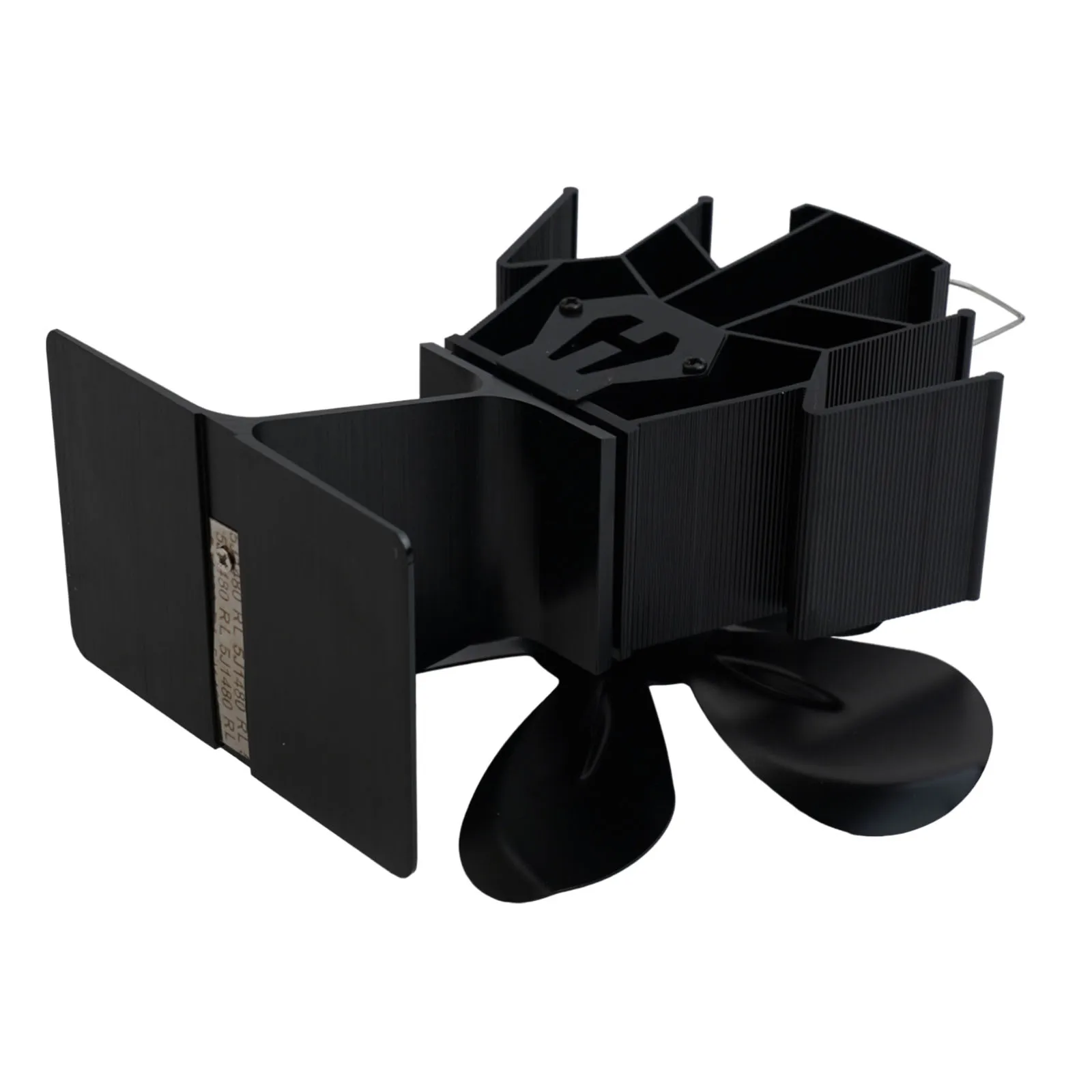 For Freestanding Stoves Silent Operation Fan 5 Blade Stove Fan Winter Warm Heat Distribution Thermal Energy Powered