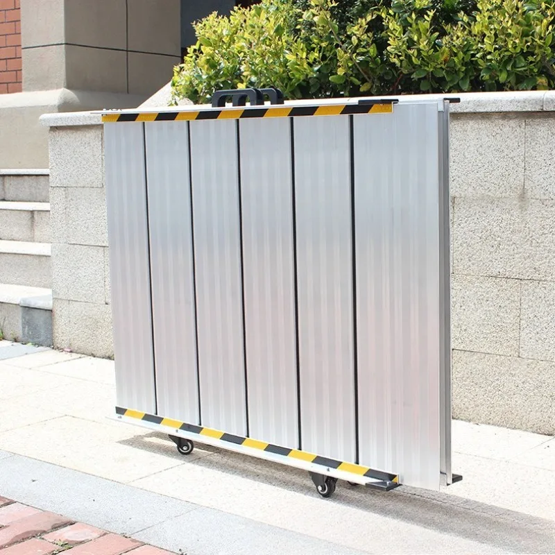 Mobile ramp, aluminum alloy ramp plate Accessible ramp plate Folding ramp pedal