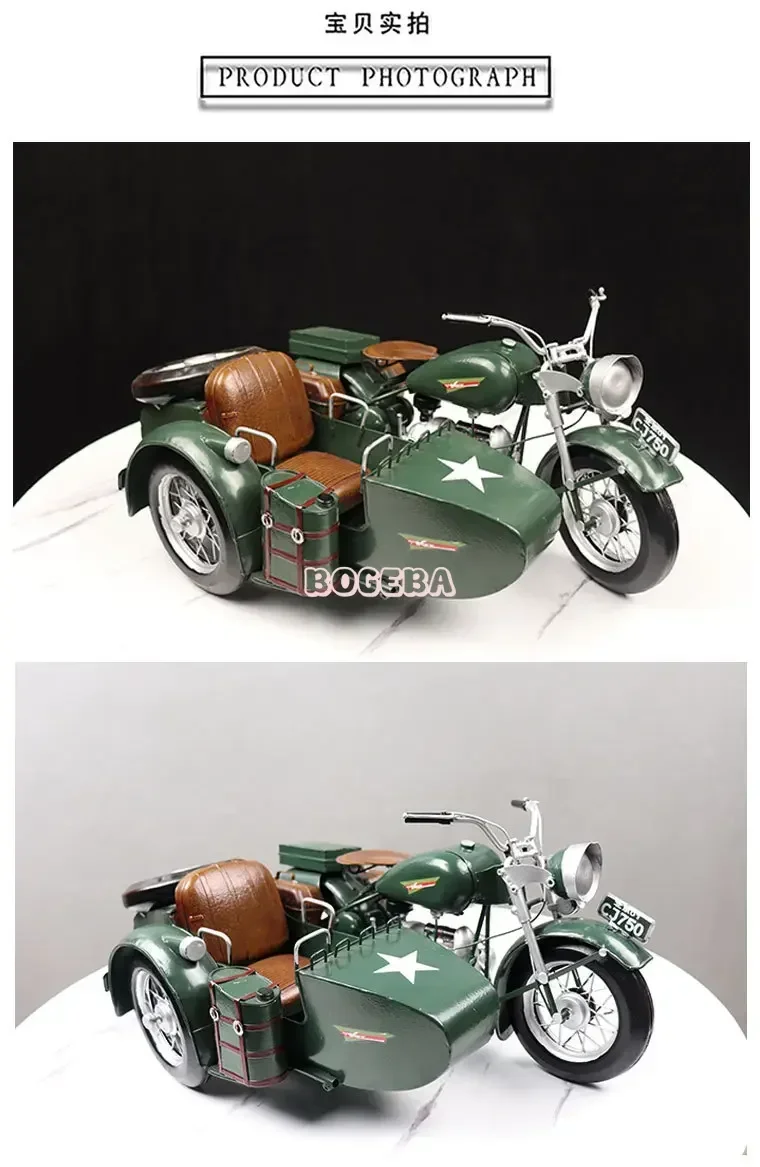 Creative Changjiang 750 Part Three Wheel Motorcycle Model Crafts Living Room Wine Cabinet Desk Home Decoration housewarming Gift