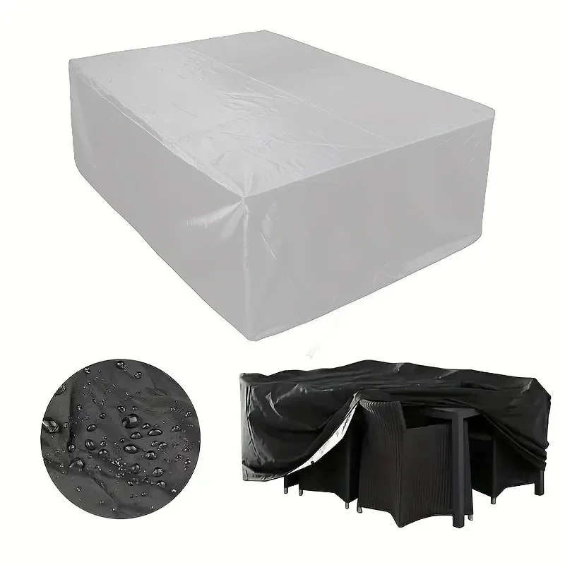 218 maten van tuinmeubelhoes, tafel- en stoelhoezen, waterdicht, stofdicht, UV-bestendig 210D Oxford-doek beschermhoes